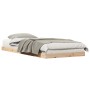 Estructura de cama de suelo madera maciza de pino 100x210 cm | Foro24.es | Tu tienda online para hogar, jardín y más Foro24.es