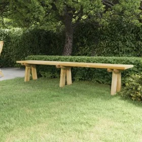 Garden bench solid impregnated pine wood 220 cm by vidaXL, garden benches - Ref: Foro24-318175, Price: 86,32 €, Discount: %