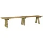Garden bench solid impregnated pine wood 220 cm by vidaXL, garden benches - Ref: Foro24-318175, Price: 86,32 €, Discount: %