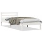 Estructura cama y cabecero madera maciza pino blanco 80x210 cm | Foro24.es | Tu tienda online para hogar, jardín y más Foro24.es