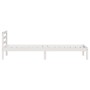 Estructura cama y cabecero madera maciza pino blanco 90x210 cm | Foro24.es | Tu tienda online para hogar, jardín y más Foro24.es