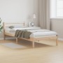 Estructura de cama con cabecero madera maciza pino 100x210 cm | Foro24.es | Tu tienda online para hogar, jardín y más Foro24.es