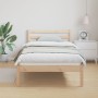 Estructura de cama con cabecero madera maciza pino 100x210 cm | Foro24.es | Tu tienda online para hogar, jardín y más Foro24.es