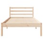 Estructura de cama con cabecero madera maciza pino 100x210 cm | Foro24.es | Tu tienda online para hogar, jardín y más Foro24.es