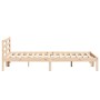 Estructura de cama con cabecero madera maciza pino 140x210 cm | Foro24.es | Tu tienda online para hogar, jardín y más Foro24.es