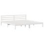 Estructura cama y cabecero madera maciza pino blanco 180x210cm | Foro24.es | Tu tienda online para hogar, jardín y más Foro24.es