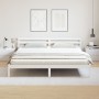 Estructura cama y cabecero madera maciza pino blanco 180x210cm | Foro24.es | Tu tienda online para hogar, jardín y más Foro24.es