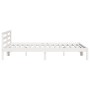 Estructura cama y cabecero madera maciza pino blanco 180x210cm | Foro24.es | Tu tienda online para hogar, jardín y más Foro24.es