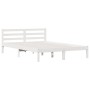 Estructura cama y cabecero madera maciza pino blanco 140x220cm | Foro24.es | Tu tienda online para hogar, jardín y más Foro24.es