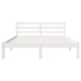 Estructura cama y cabecero madera maciza pino blanco 140x220cm | Foro24.es | Tu tienda online para hogar, jardín y más Foro24.es