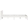 Estructura cama y cabecero madera maciza pino blanco 140x220cm | Foro24.es | Tu tienda online para hogar, jardín y más Foro24.es