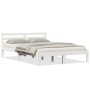 Estructura cama y cabecero madera maciza pino blanco 160x220cm | Foro24.es | Tu tienda online para hogar, jardín y más Foro24.es
