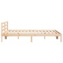 Estructura de cama con cabecero madera maciza pino 200x220 cm | Foro24.es | Tu tienda online para hogar, jardín y más Foro24.es