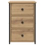 Mesa de Noche Roble Artesanal Madera elaborada Compacta Duradera by , Nightstands - Ref: Foro24-871259, Price: 70,77 €, Disco...