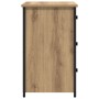 Mesa de Noche Roble Artesanal Madera elaborada Compacta Duradera by , Nightstands - Ref: Foro24-871259, Price: 70,77 €, Disco...