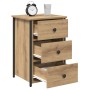 Mesas de Noche de Roble Artesanal Roble Artesanal Madera Elaborada by , Nightstands - Ref: Foro24-871260, Price: 129,54 €, Di...
