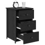 Mesita de Noche de Roble Negro Roble Negro MDF, Metal Compacta von , Nachttische - Ref: Foro24-871261, Preis: 75,17 €, Rabatt: %