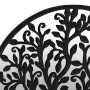 Black round iron mirror for indoor use 60x2.5 cm by vidaXL, Mirrors - Ref: Foro24-3093542, Price: 90,00 €, Discount: %