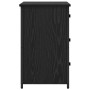 Mesita de Noche de Roble Negro Roble Negro MDF, Metal Compacta von , Nachttische - Ref: Foro24-871261, Preis: 75,17 €, Rabatt: %
