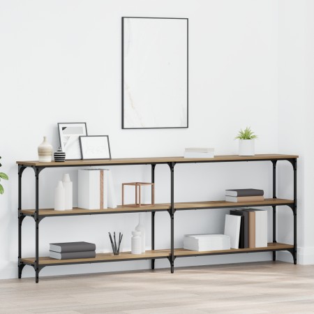 Mesa de Consola Roble Artesanal 200x29x75 cm Madera Diseñada de , Mesas auxiliares - Ref: Foro24-871320, Precio: 109,61 €, De...