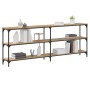 Mesa de Consola Roble Artesanal 200x29x75 cm Madera Diseñada de , Mesas auxiliares - Ref: Foro24-871320, Precio: 109,61 €, De...