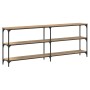 Mesa de Consola Roble Artesanal 200x29x75 cm Madera Diseñada de , Mesas auxiliares - Ref: Foro24-871320, Precio: 109,61 €, De...