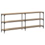 Mesa de Consola Roble Artesanal 200x29x75 cm Madera Diseñada de , Mesas auxiliares - Ref: Foro24-871320, Precio: 109,61 €, De...