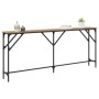 Mesa Consola Roble Macizo 180x23x75 cm Madera Ingenierizada von , Seitentische - Ref: Foro24-871327, Preis: 63,96 €, Rabatt: %