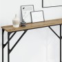 Mesa Consola Roble Macizo 180x23x75 cm Madera Ingenierizada von , Seitentische - Ref: Foro24-871327, Preis: 63,96 €, Rabatt: %
