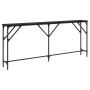 Mesa de Consola Roble Negro 180x23x75 cm Madera Ingeniería de , Mesas auxiliares - Ref: Foro24-871328, Precio: 67,84 €, Descu...