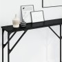 Mesa de Consola Roble Negro 180x23x75 cm Madera Ingeniería de , Mesas auxiliares - Ref: Foro24-871328, Precio: 67,84 €, Descu...