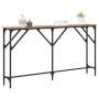 mesa consola Roble Artesanal 140x23x75 cm Madera Elaborada von , Seitentische - Ref: Foro24-871334, Preis: 56,82 €, Rabatt: %