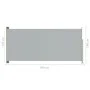 Gray retractable garden side awning 140x300 cm by vidaXL, Umbrellas - Ref: Foro24-317834, Price: 79,51 €, Discount: %