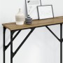 mesa consola Roble Artesanal 140x23x75 cm Madera Elaborada von , Seitentische - Ref: Foro24-871334, Preis: 56,82 €, Rabatt: %