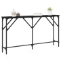 Mesa Consola Roble Negro 140x23x75 cm Madera Ingenierizada von , Seitentische - Ref: Foro24-871335, Preis: 60,37 €, Rabatt: %
