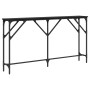 Mesa Consola Roble Negro 140x23x75 cm Madera Ingenierizada von , Seitentische - Ref: Foro24-871335, Preis: 60,37 €, Rabatt: %