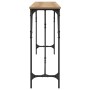 Mesa Consola Roble Artesanal 200x29x75 cm Madera Ingeniería by , Side tables - Ref: Foro24-871341, Price: 71,43 €, Discount: %