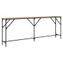 Mesa Consola Roble Artesanal 200x29x75 cm Madera Ingeniería by , Side tables - Ref: Foro24-871341, Price: 71,43 €, Discount: %