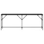 Mesa de Consola Roble Negro 200x29x75 cm Madera Elaborada by , Side tables - Ref: Foro24-871342, Price: 75,76 €, Discount: %