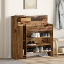 mueble para zapatos Madera Vieja 100.5x28x100 cm Madera de ingeniería by , Shoe racks and shoe organizers - Ref: Foro24-87138...
