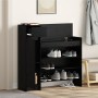Zapatero Roble Negro 100.5x28x100 cm Madera MDF von , Schuhregale und Schuhorganisatoren - Ref: Foro24-871388, Preis: 113,39 ...