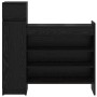 Zapatero Roble Negro 100.5x28x100 cm Madera MDF von , Schuhregale und Schuhorganisatoren - Ref: Foro24-871388, Preis: 113,39 ...