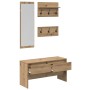 Conjunto de Muebles de Pasillo de 4 Piezas de Madera de Roble von , Bänke für Hallen und Lager - Ref: Foro24-871528, Preis: 1...