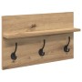 Conjunto de Muebles de Pasillo de 4 Piezas de Madera de Roble von , Bänke für Hallen und Lager - Ref: Foro24-871528, Preis: 1...