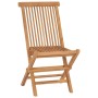 Folding garden chairs, 6 units, solid teak wood. by vidaXL, Garden chairs - Ref: Foro24-3096591, Price: 368,63 €, Discount: %