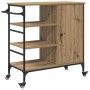 Carrito de cocina Roble Artesanal 87.5x38.5x84.5 cm Madera Elaborada von , Küchen- und Speisewagen - Ref: Foro24-871664, Prei...