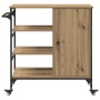 Carrito de cocina Roble Artesanal 87.5x38.5x84.5 cm Madera Elaborada von , Küchen- und Speisewagen - Ref: Foro24-871664, Prei...