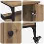 Carrito de cocina Roble Artesanal 87.5x38.5x84.5 cm Madera Elaborada von , Küchen- und Speisewagen - Ref: Foro24-871664, Prei...