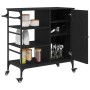 Carrito de Cocina Roble Negro 87.5x38.5x84.5 cm Madera Elaborada | Foro24.es | Tu tienda online para hogar, jardín y más Foro24.es