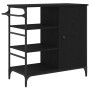 Carrito de Cocina Roble Negro 87.5x38.5x84.5 cm Madera Elaborada | Foro24.es | Tu tienda online para hogar, jardín y más Foro24.es